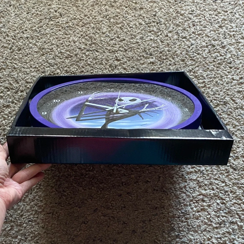 Disney The Nightmare Before Christmas Jack Skellington Decorative Wall Clock